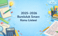 2025-2026 Bursluluk Sınavı Konu Listesi