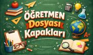Öğretmen Dosyası için Dosya Kapakları