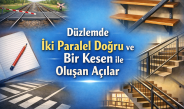 Düzlemde iki Paralel Doğru ve Bir Kesen ile Oluşan Açılar Sayfası